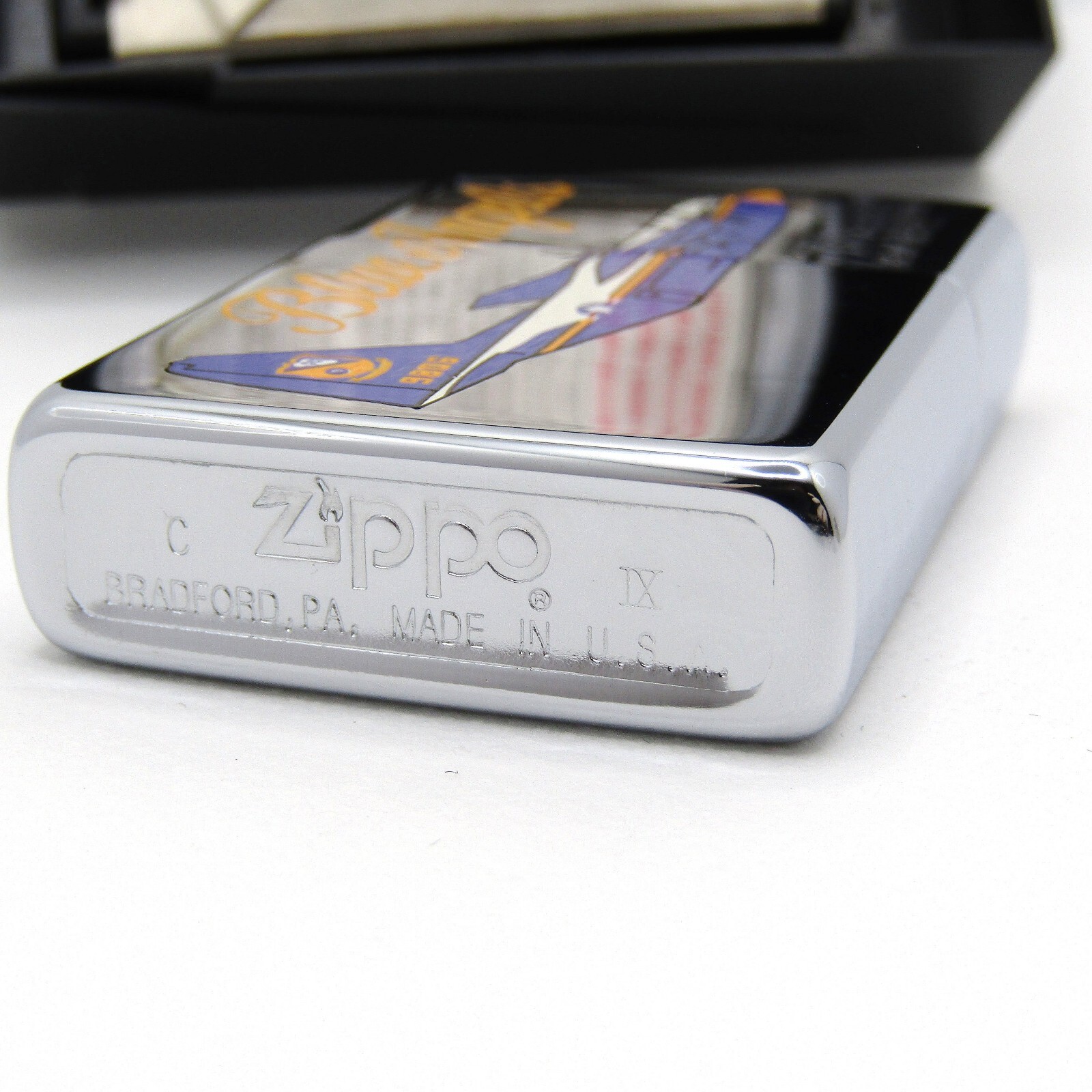 Blue Angels Fat Albert Lockheed C-130 Hercules Zippo Oil Lighter 1993 MIB Rare