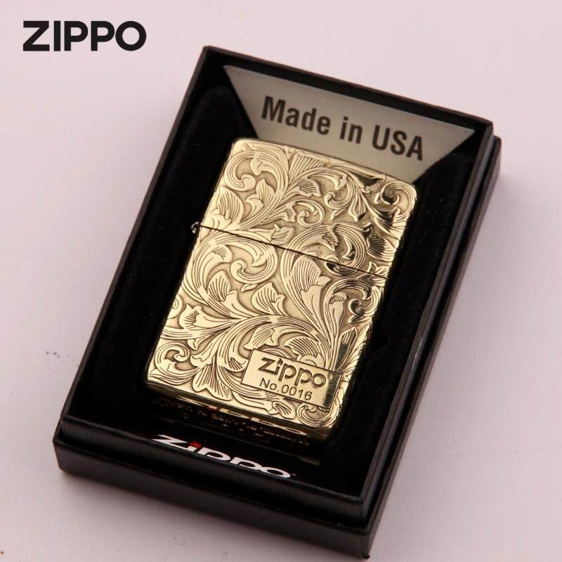 Tang Dynasty Zippo Copper Armor 5 Sided Engraved Lighter Gift For Men