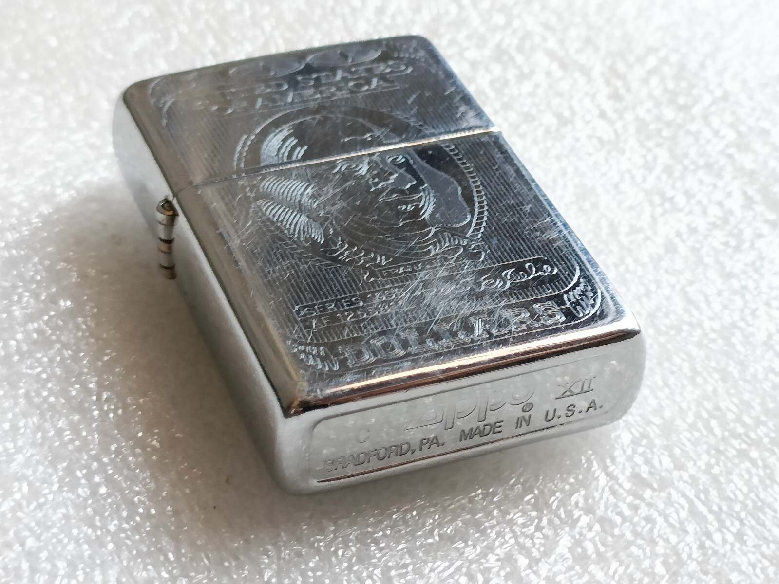 Old Vintage Rare Zippo Pocket Cigarette Lighter Made In U.S.A. Collectible