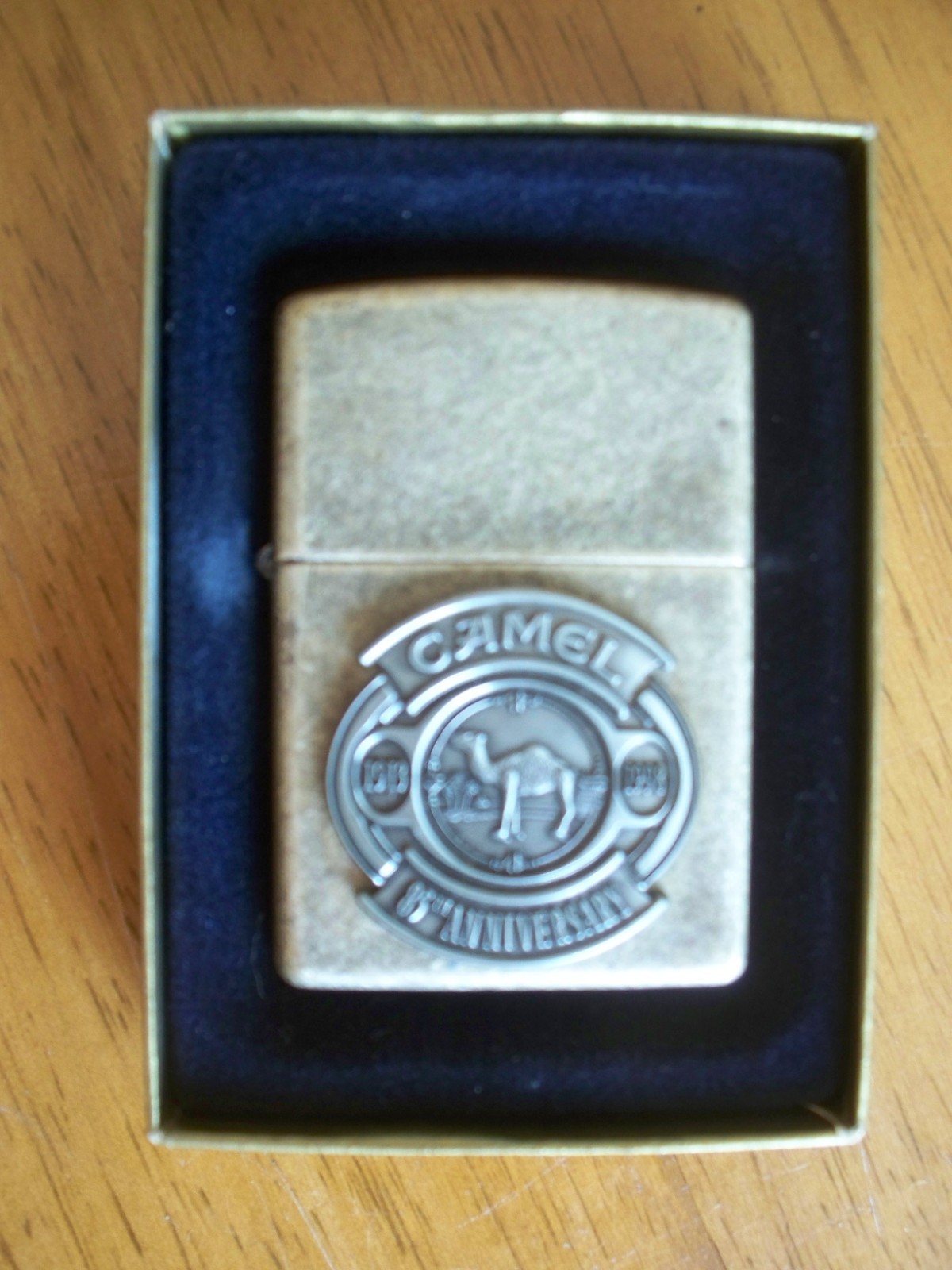 Zippo, Vintage, Silver Plate Camel 85th Anniversary, Sealed and Unfired, 1997