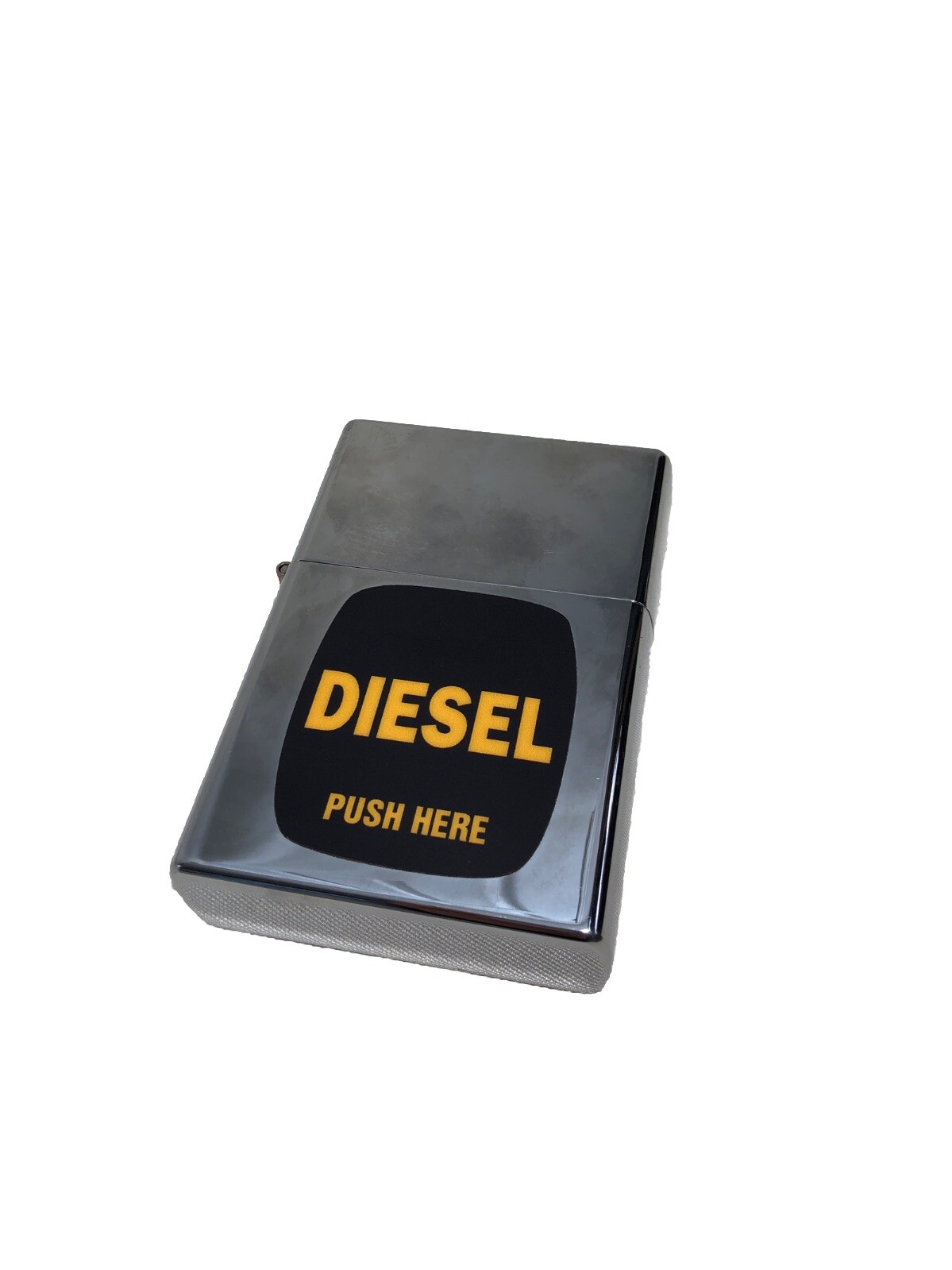 Giant Jumbo Size Chrome Lighter 4.5”x3” “Diesel”