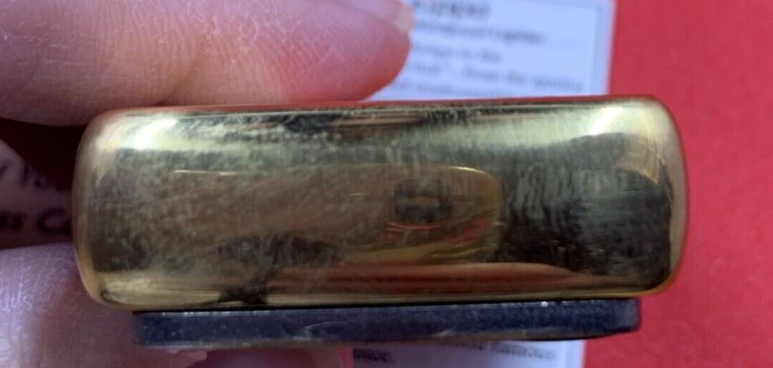 BARRETT SMYTHE ZIPPO 1997 HP Brass 4 Star Surprise New in Tin 254BBS B16