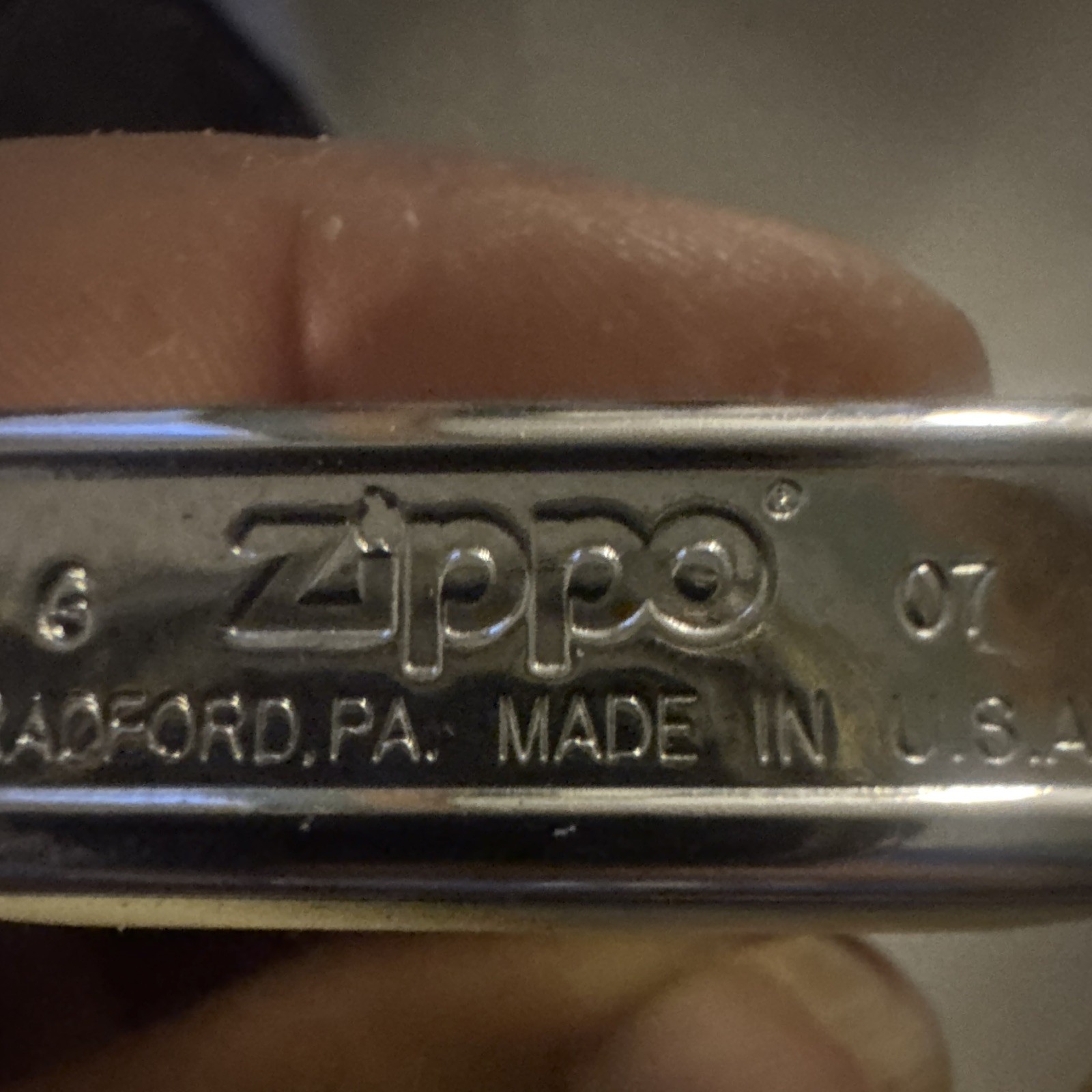 Zippo Slainte Shamrock Design Flip-Top Lighter Made in U.S.A. Bradford PA