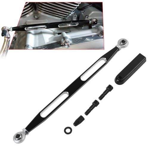 Motorcycle Gear Shift Linkage, Shifter Linkage Compatible for 12-13″ Black