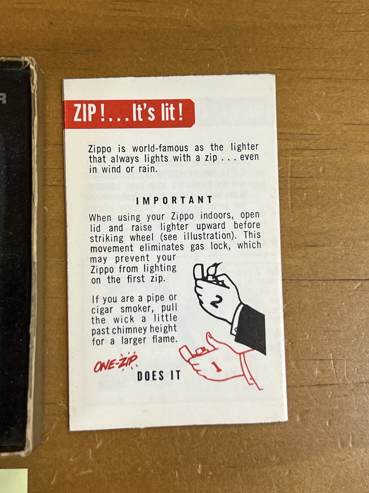Zippo National Homes 1971 400,000 Homes Burton Plumbing Advertising Unfired