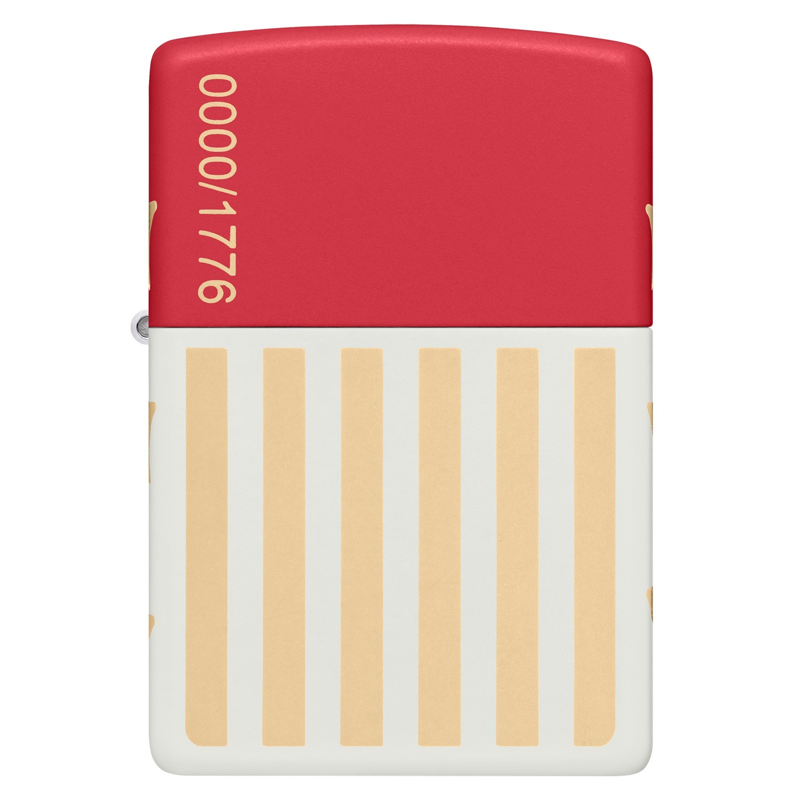 Zippo Lighter: USA 250th Anniversary Collectible, Limited- Red/White Matte 47298