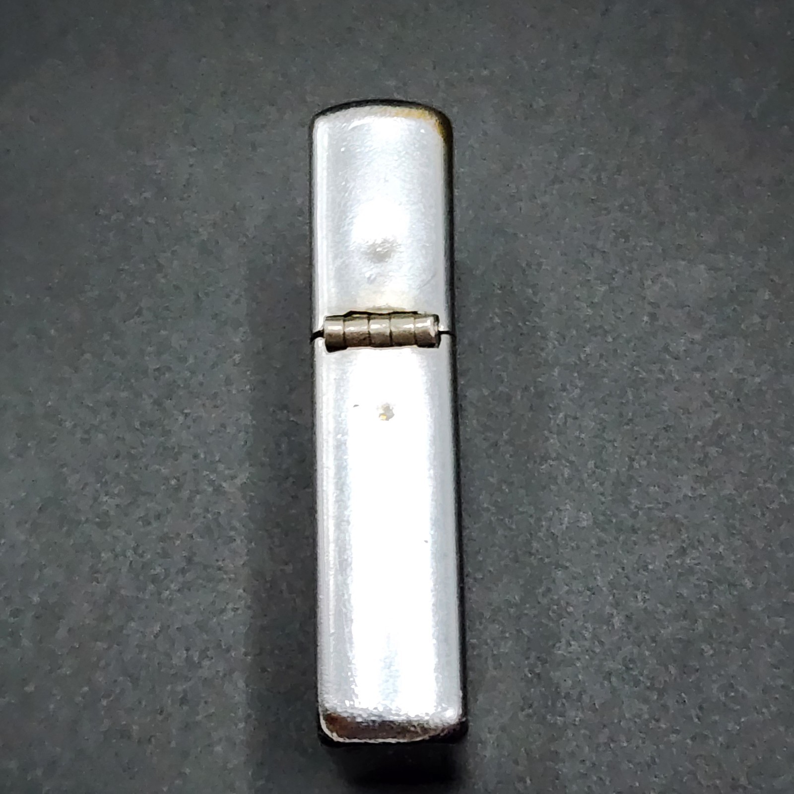 Vintage 1958 Zippo Lighter 8 Dot Pat 2517191 Engraved S Lightning Bolt Logo