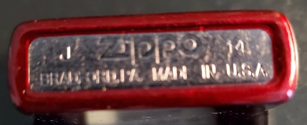 Zippo Lighter 2014 21063 Candy Apple Red Mt, Unfired