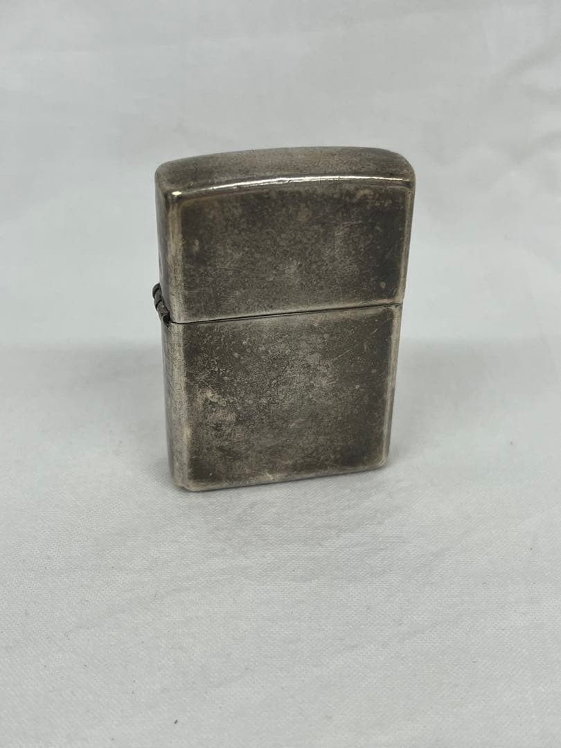 Vintage STERLING 2000 Plain Sterling Silver Oil Lighter with Velour Box
