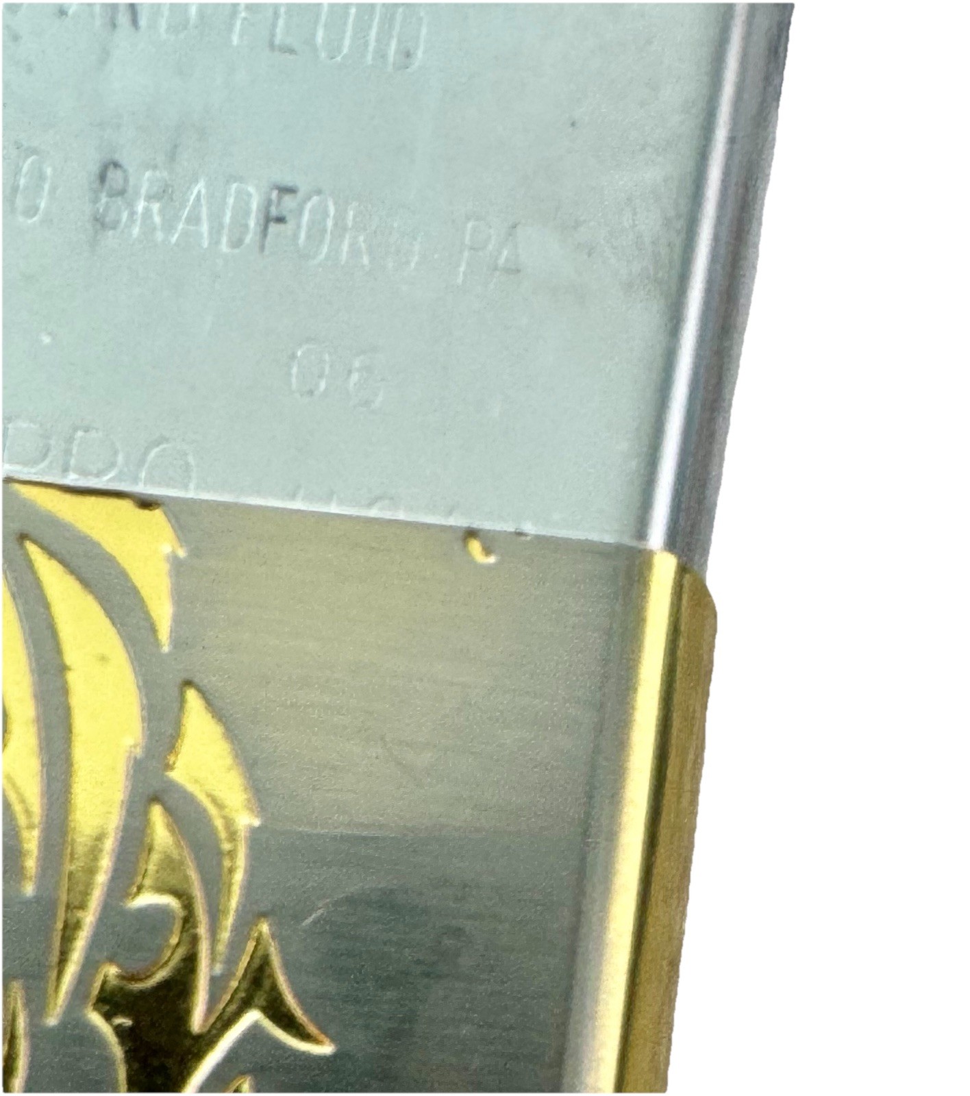 ULTRA-RARE VINTAGE Gold & Silver Zippo Tribal Leopard Lighter New Free Shipping