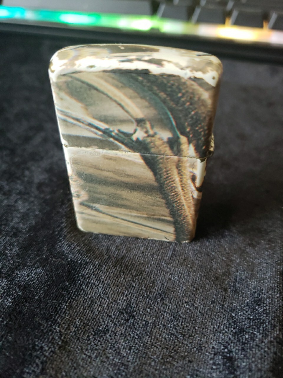 2005 Zippo Lighter Decorated Camo Slightly Used Zippo Collection