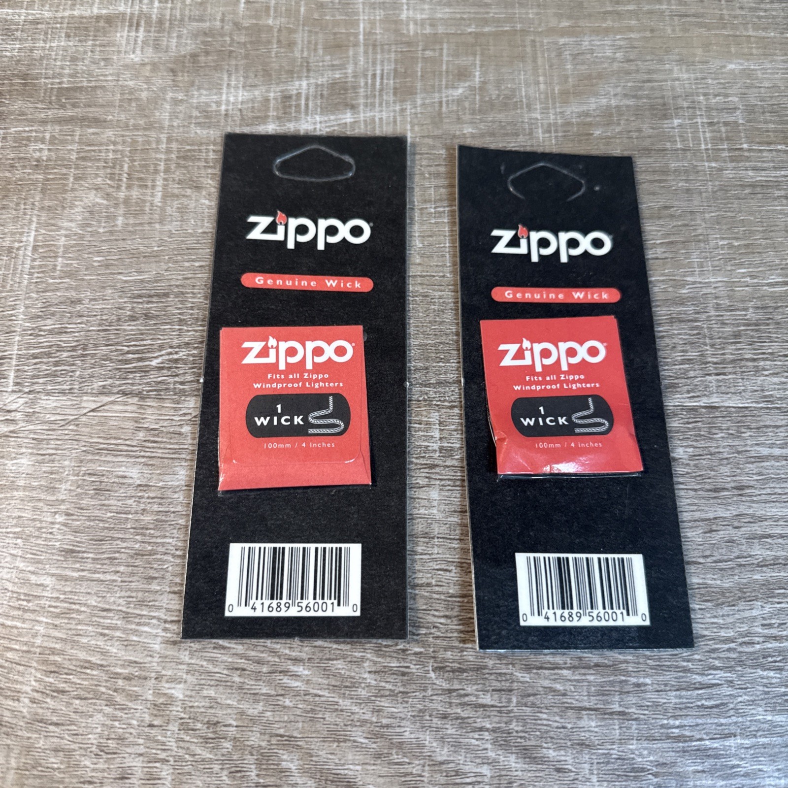 Zippo Lighter Genuine Replacement Wicks (2 Set) 4 Inches Each