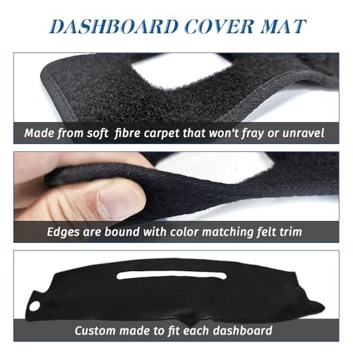Dashboard Dash Cover Mat Compatible with 1997 1997-2000 Chevy Chevrolet and GMC