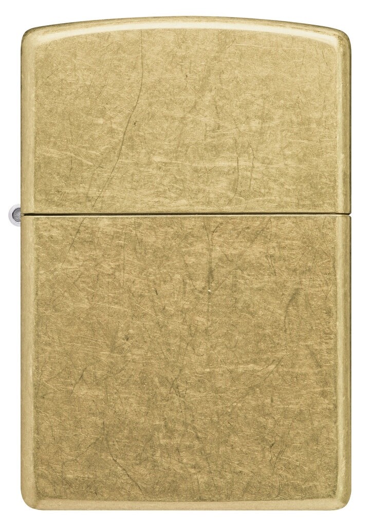Zippo Windproof Brass Lighter With Street Brass Finish, 48267, New In Box