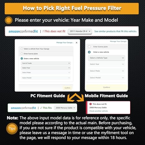 Fuel Filter with Fuel Tube and Clamp for Harley Davidson