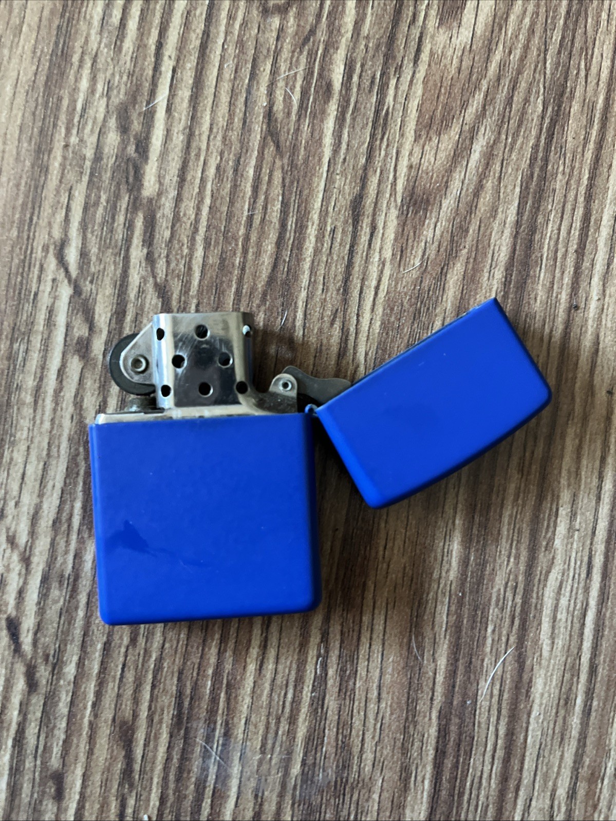Vintage Zippo Lighter 2004 fado On Blue Retired Anodized Aluminum Tested Ex Cond