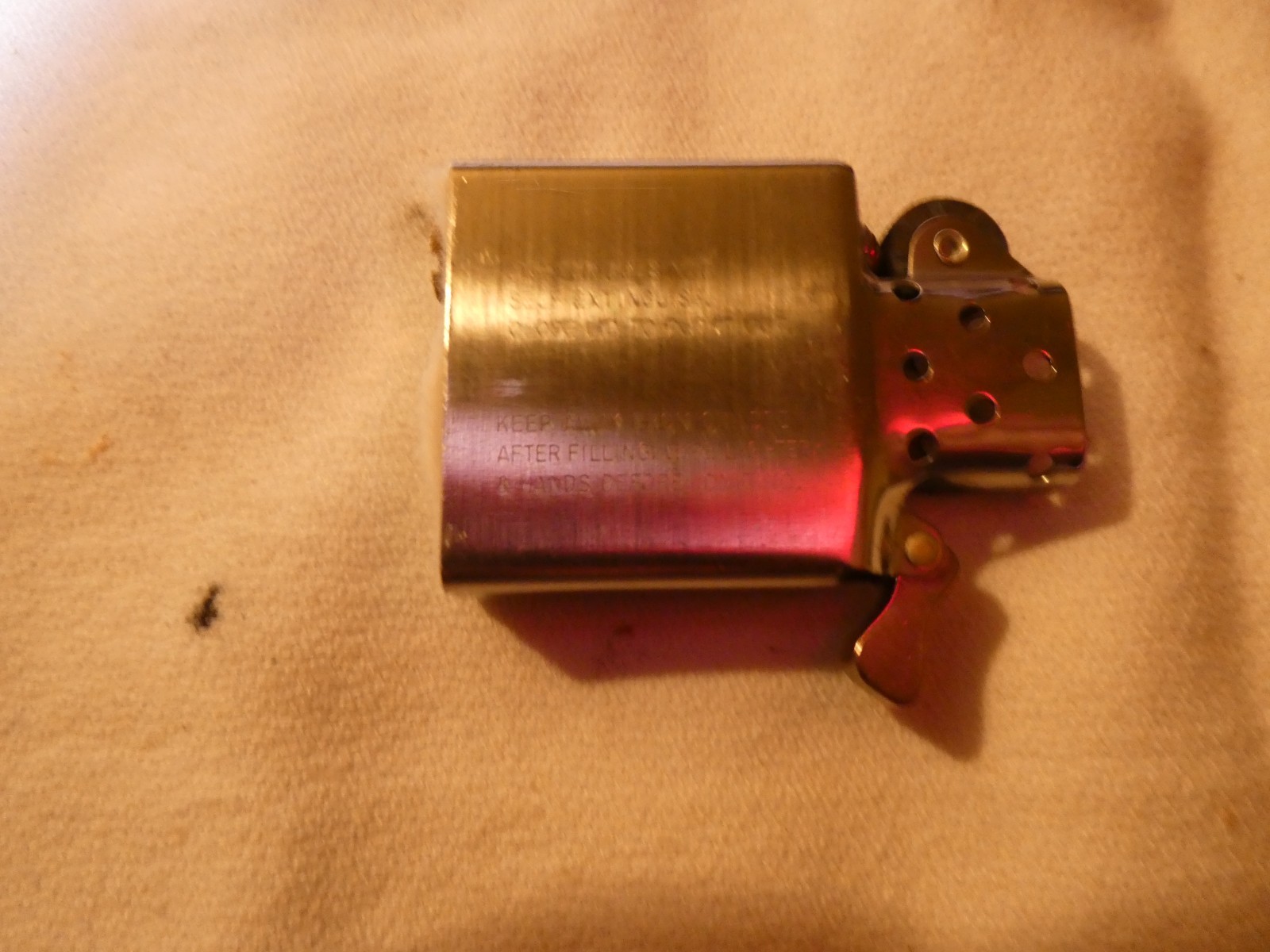 Vintage Zippo New/Unfired – 1969 No. 200 Brush Finish – SEE PICTURES- LOT -E