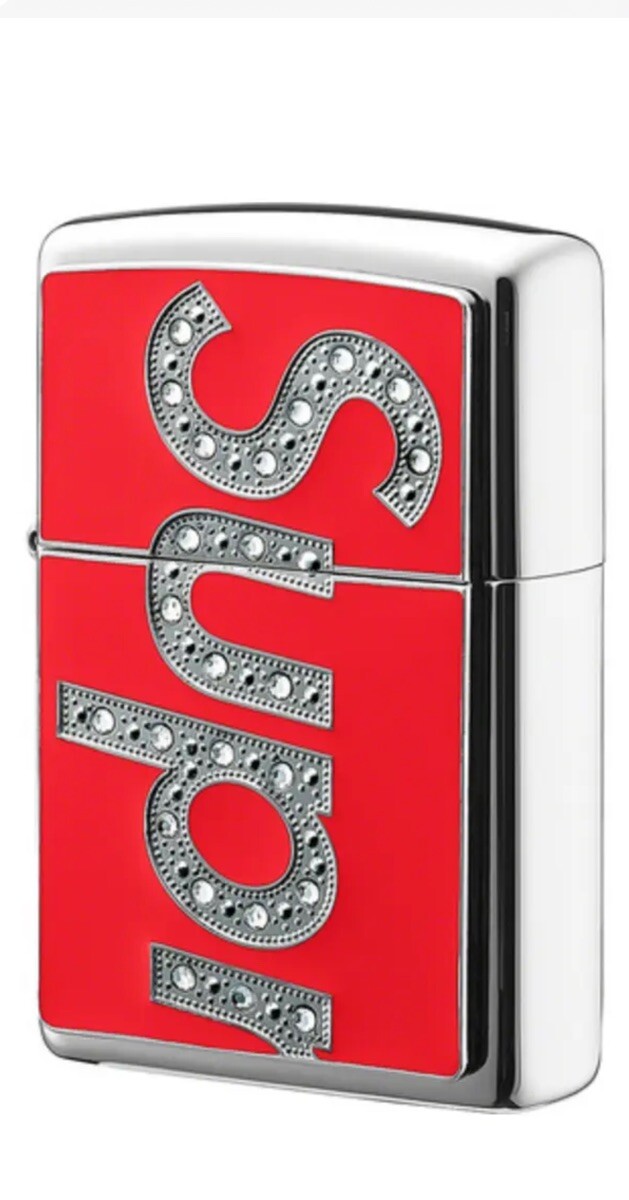 Supreme Swarovski Zippo Lighter BRAND NEW & OG Supreme Logo Zippo*Free Shipping*