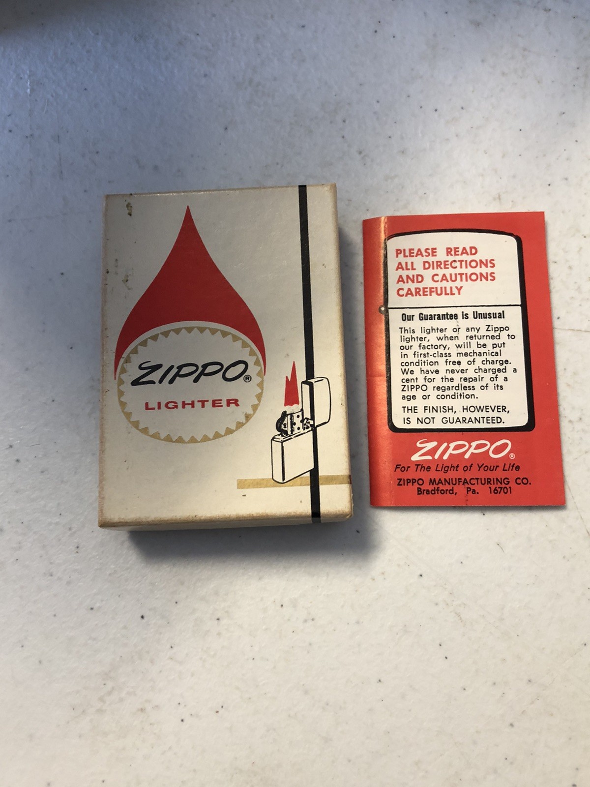Zippo With Box Vintage 1976 Cutler Hammer Advertising Zippo Lighter