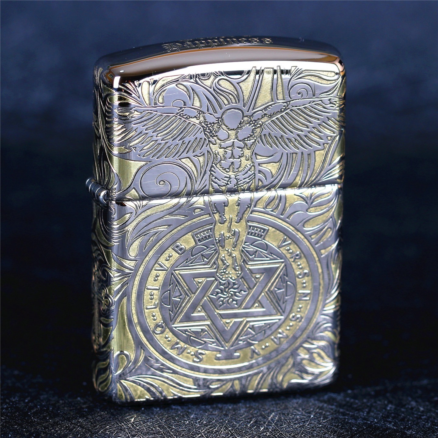 5 Sides Guardian Angel Chrome Deep Engraved Zippo Lighter Armor Collectible Gift