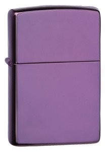 Zippo – Windproof Lighter, Abyss, Highly Polished Purple, Base Model,