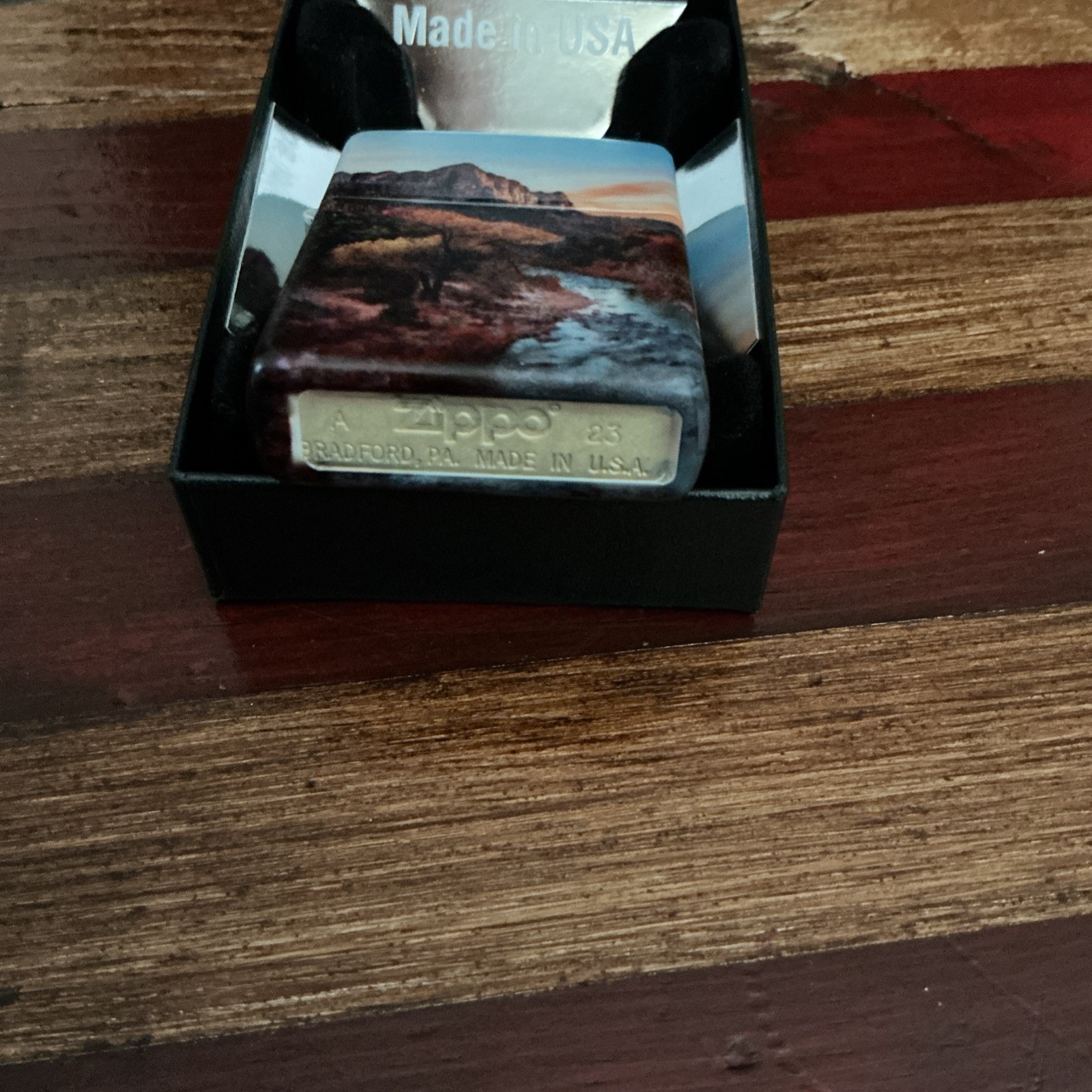 Zion National Park, Virgin River Zippo Limited Edition Marlboro Lighter Unused