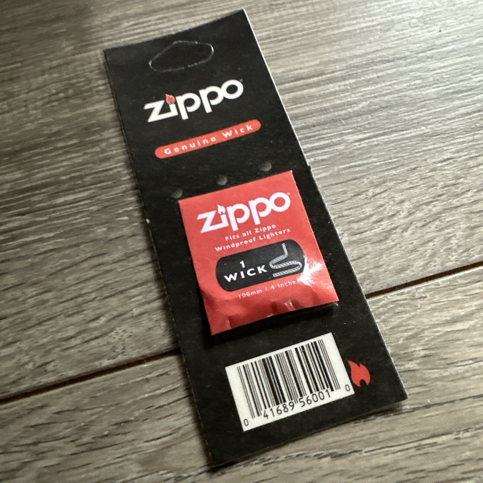Zippo Lighter Wick Unisex OS White New Genuine Replacement 100mm 4 Inch 2425