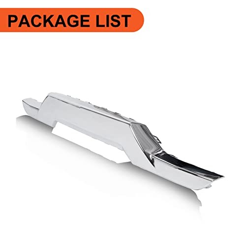 16-19 Chevy Silverado 1500 Front Bumper Chrome Plastic Skid Plate Panel Lower