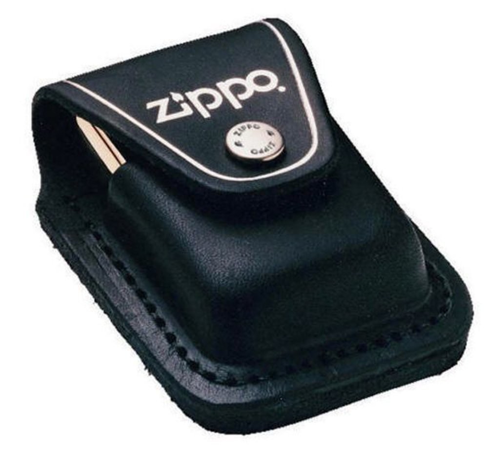 Zippo Textured Weed Leaf Purple Matte & Black Leather Pouch Gift Box Set