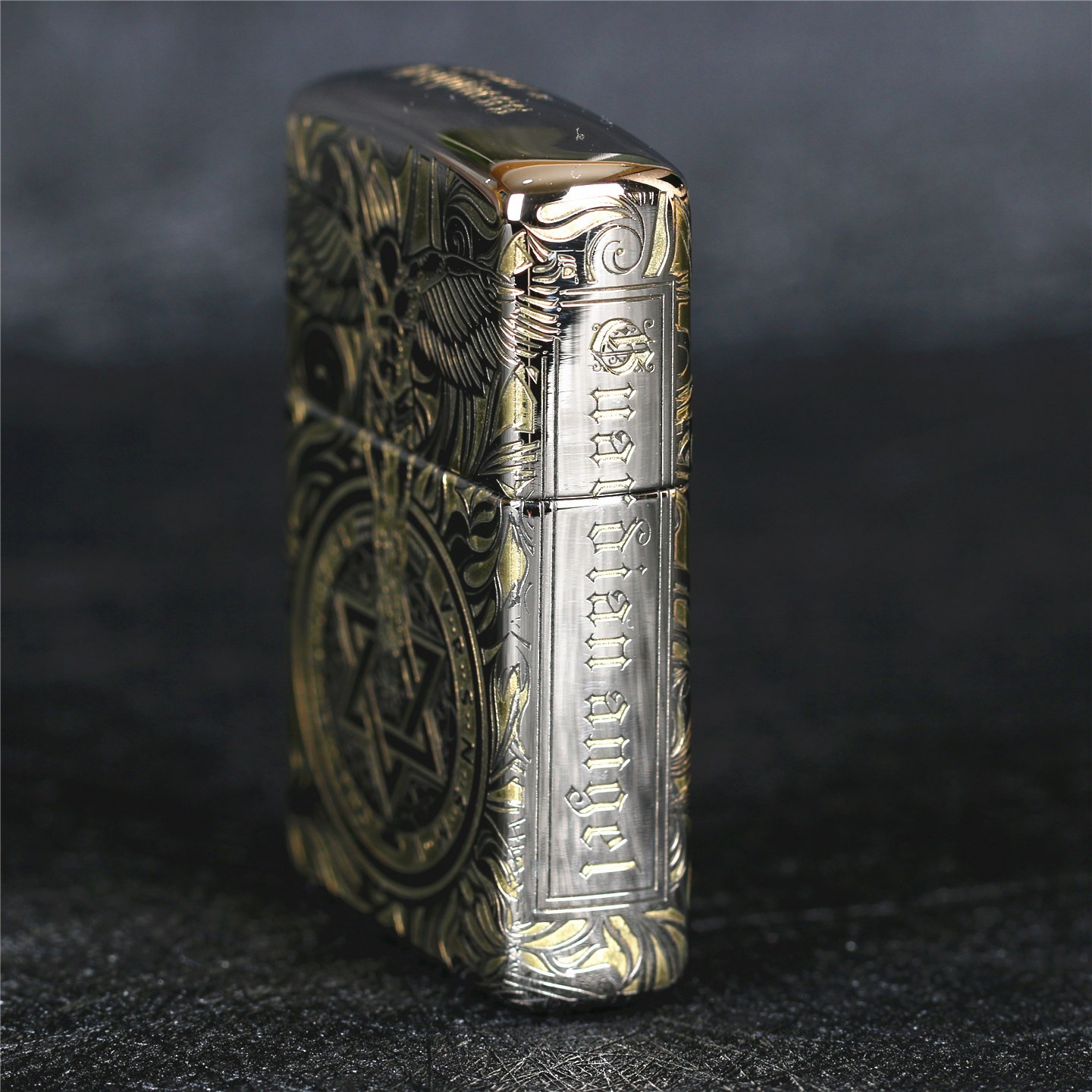 5 Sides Guardian Angel Chrome Deep Engraved Zippo Lighter Armor Collectible Gift