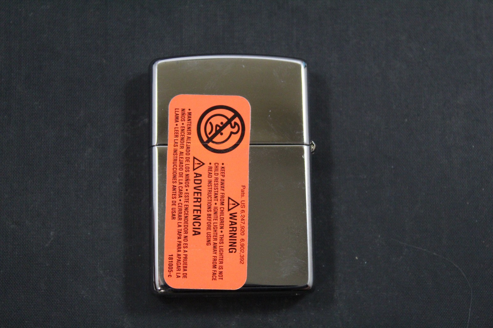 Zippo Lighter Inscription Made In USA Flag Stars New No Box SEALED (17