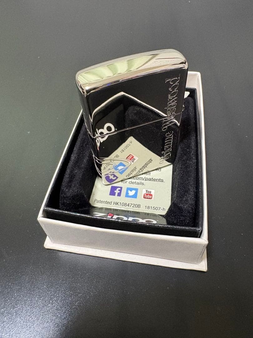 Vivienne Westwood Zippo Big Orb Logo Oil Lighter Silver w/Box Pouch Spark Tested