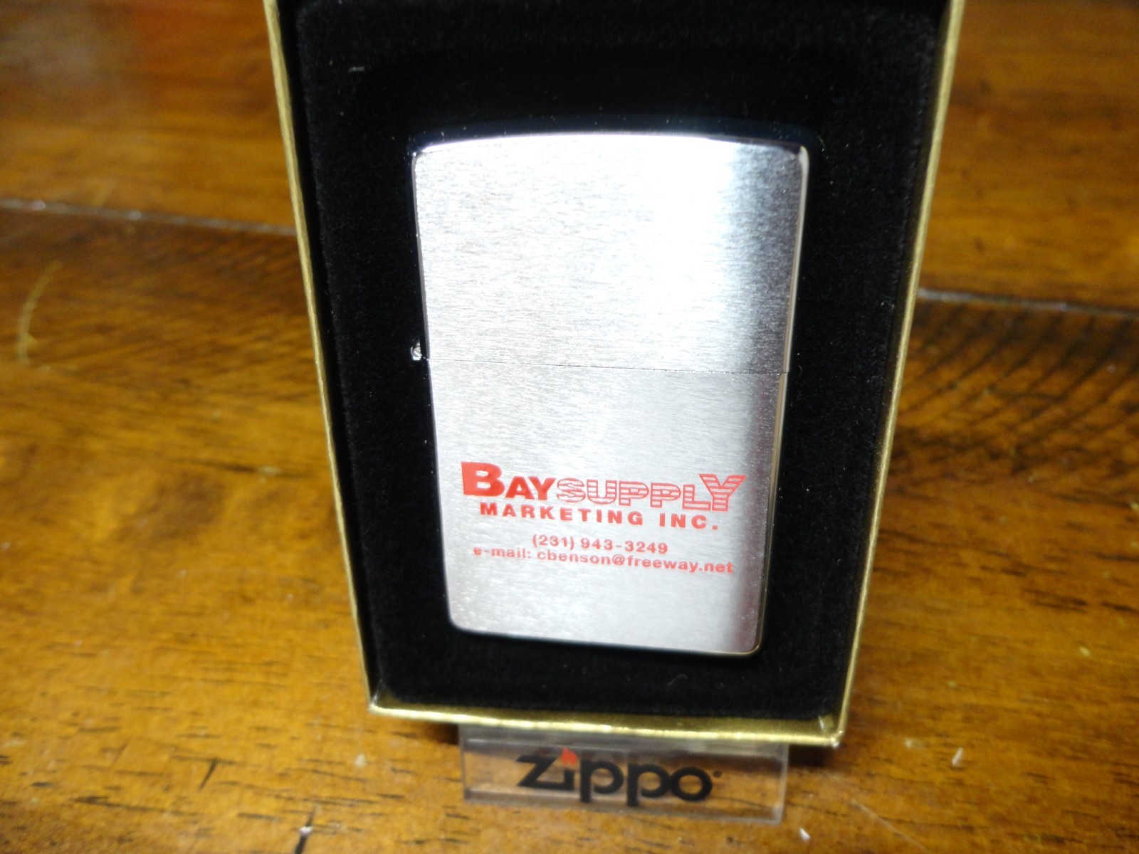 ZIPPO ZIPLIGHT BAY SUPPLY MARKETING INC UNUSED IN BOX NOT GUARANTEED TO WORK