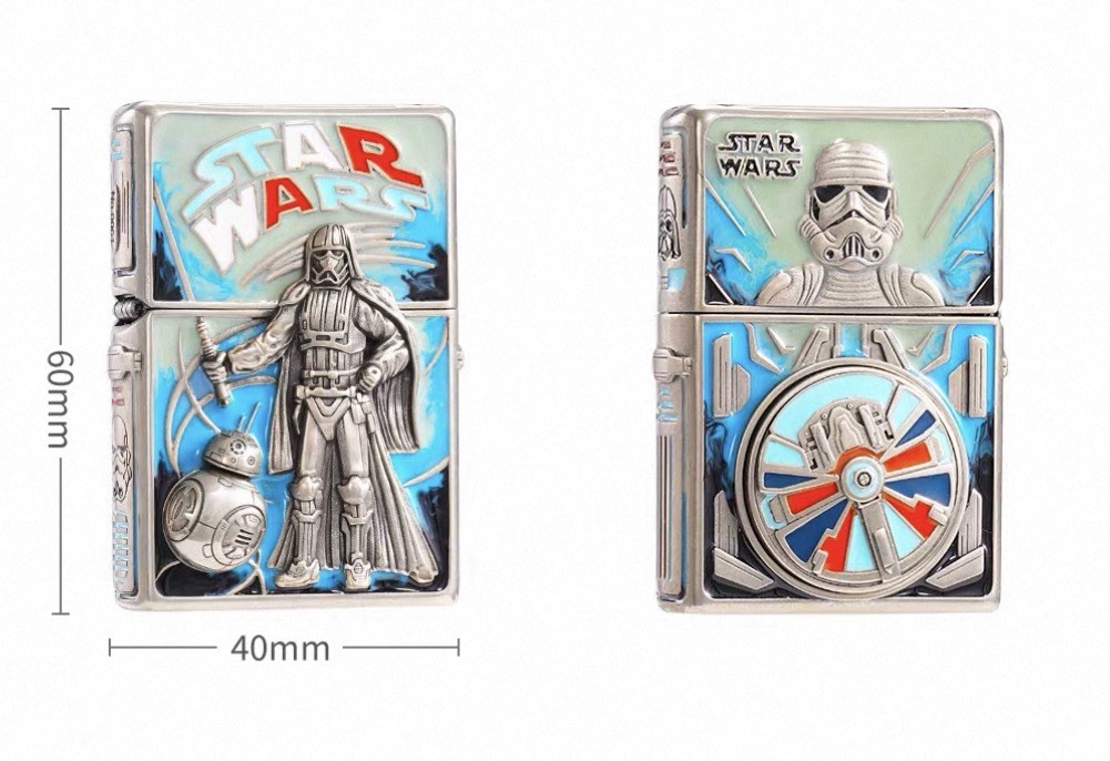 New Zippo oil Lighter star wars with box