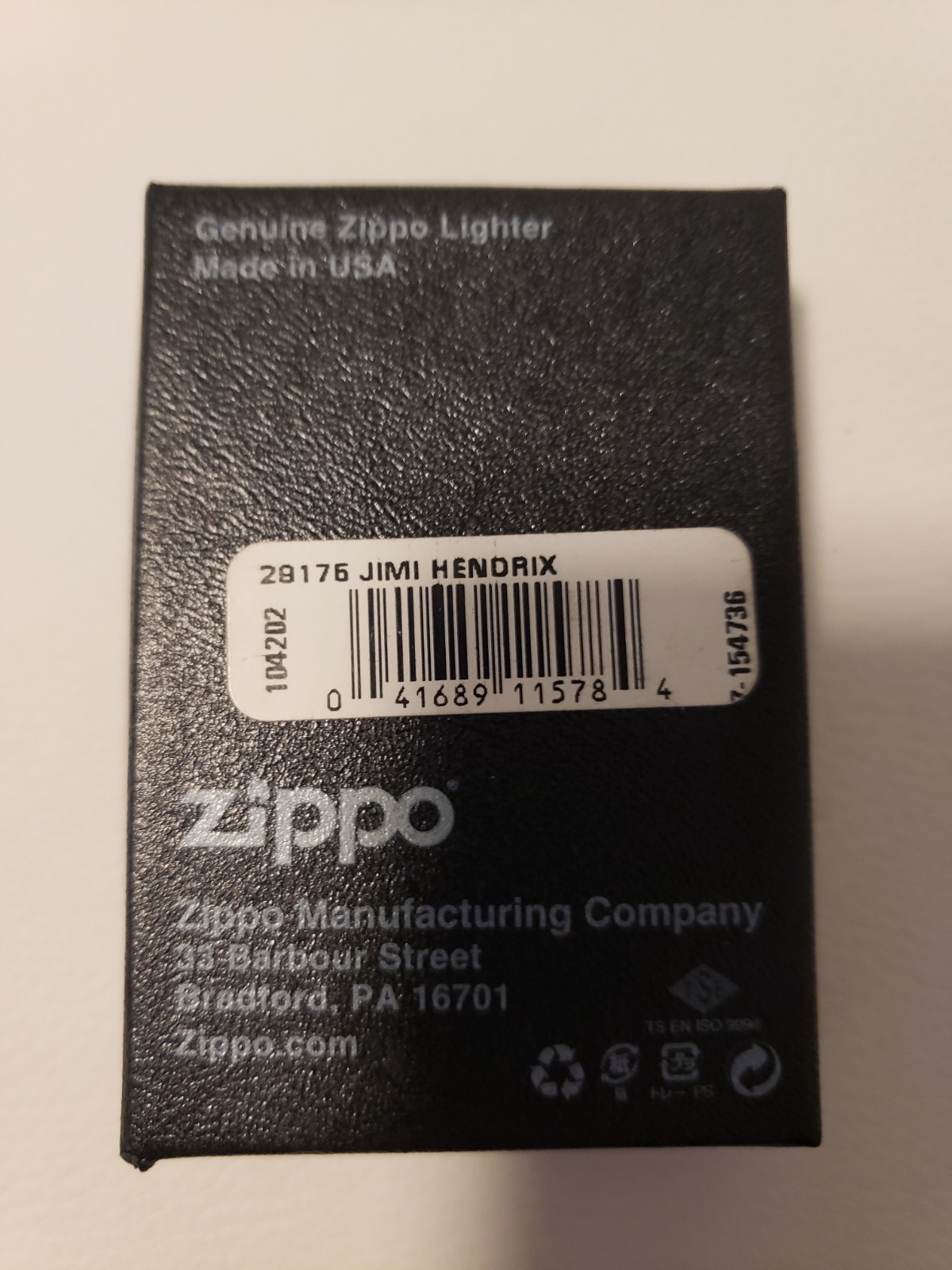 *RARE!* Jimi Hendrix Stars+Stripes Zippo Lighter, New/Boxed/Factory Sticker Seal