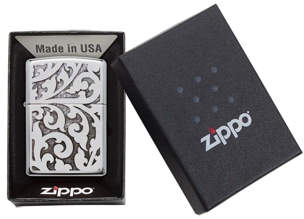 Zippo Filigree High Polish Chrome 28530