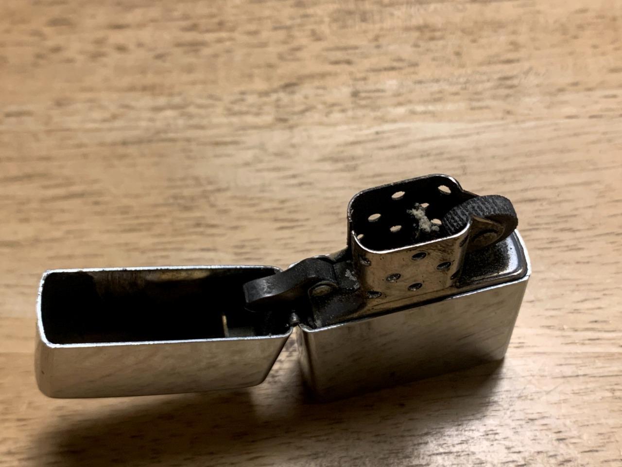 Vintage Zippo C 07- 2007 Street Chrome Lighter 1 1/2″ x 2 1/4″ USA