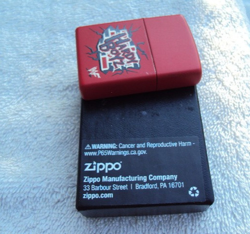 HARDY BOYS WWF Zippo Lighter in Box XV 1999 *** Matt *** Jeff *** V1 *** Nero **