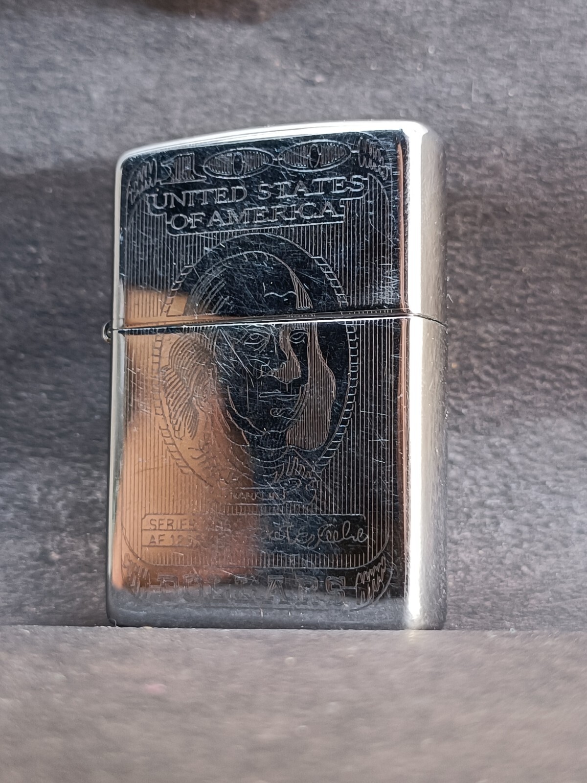 Old Vintage Rare Zippo Pocket Cigarette Lighter Made In U.S.A. Collectible