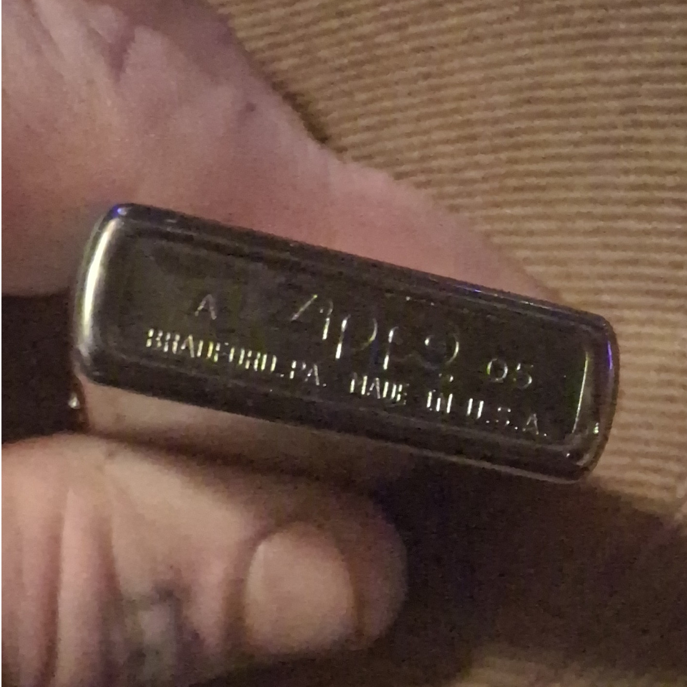 „Black Ice“ Zippo Remington Logo Lighter Made in U.S.A., Bradford, PA USA.