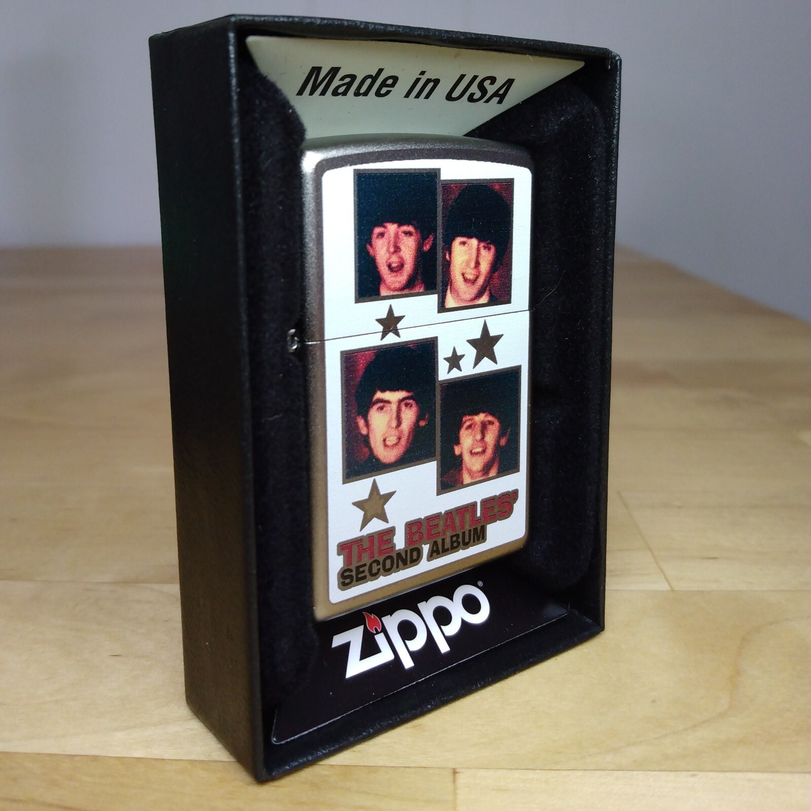 The Beatles Bradford Exchange Zippo Lighter The Beatles‘ Second Album