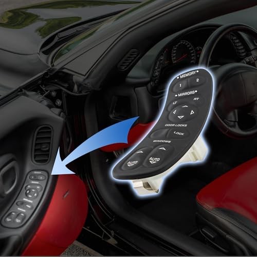 Front Left Driver Side Window Switch – Compatible with 1997-2004 Chevrolet