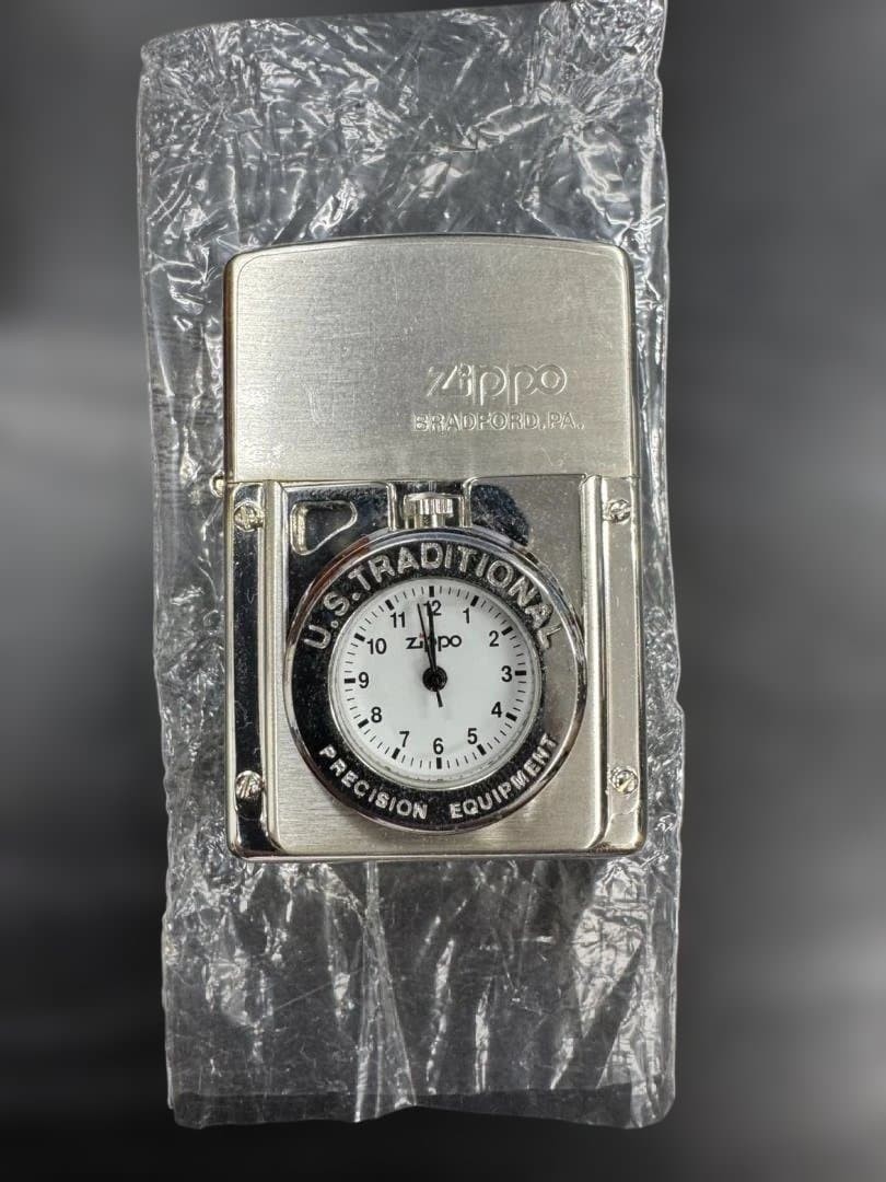 Zippo TIME LIGHT Oil Lighter Wooden Case