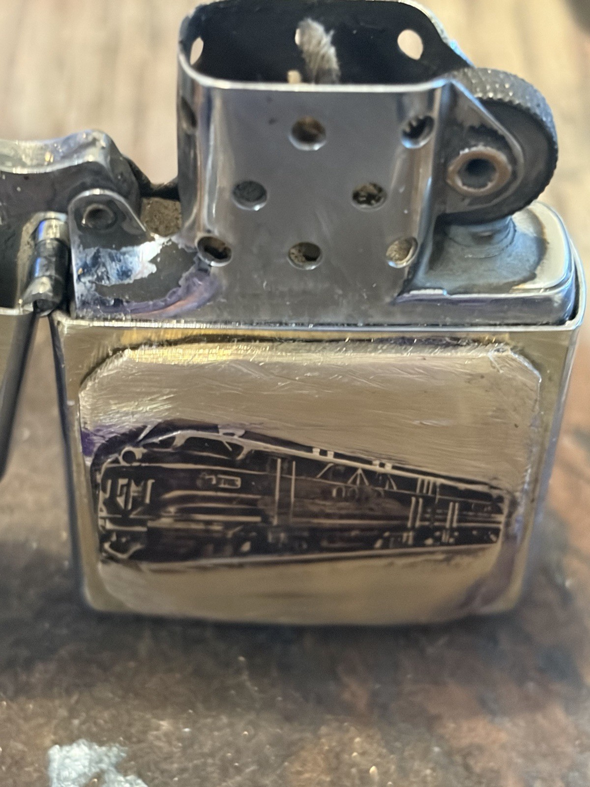 Zippo Lighter General Motors Locomotives