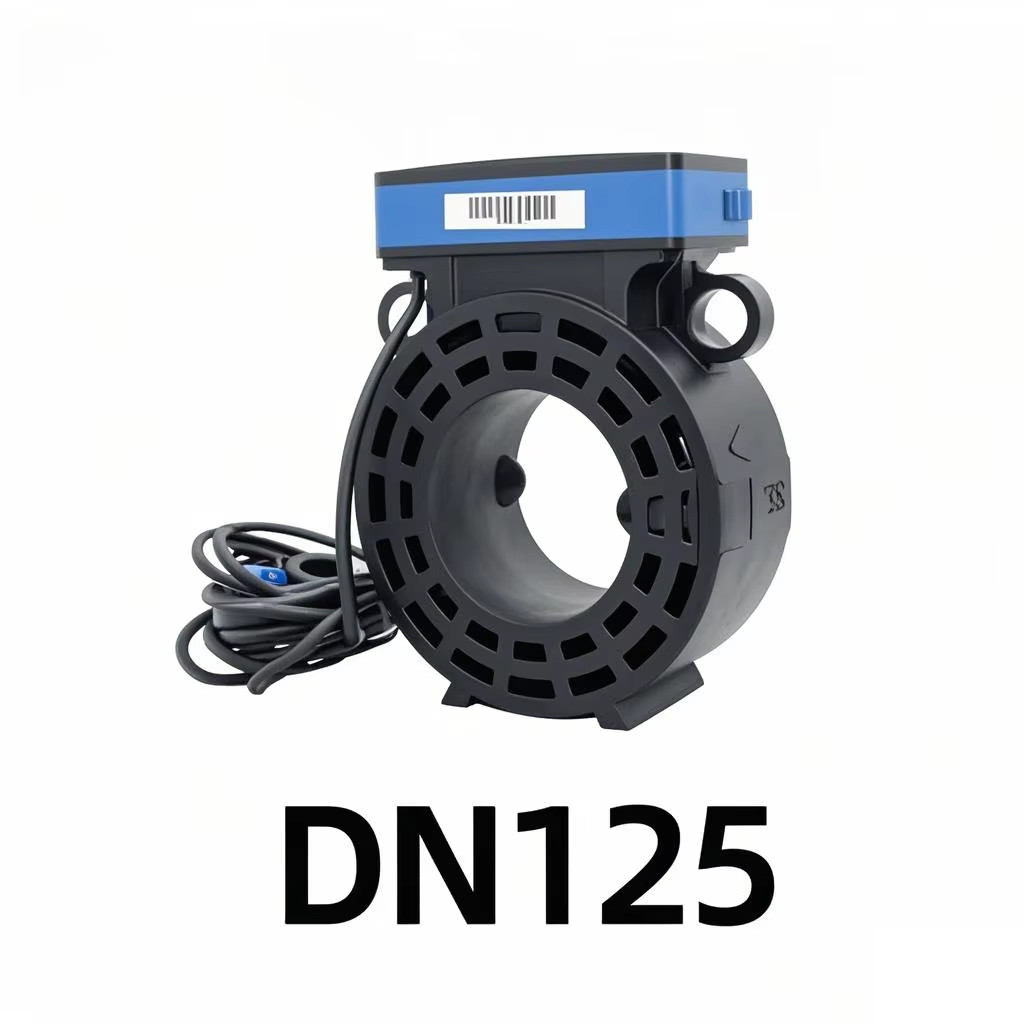 Digital Ultrasonic Water Meter RS485 Output Flowmeter Battery Powered Flange Cla