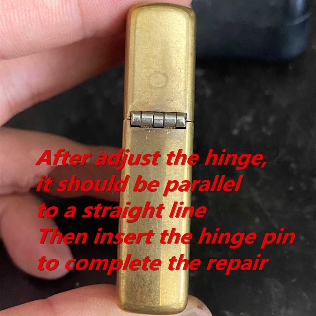 Tool for Fixing Upper and Lower Hinges Easy Repairs for Zippo Lighters