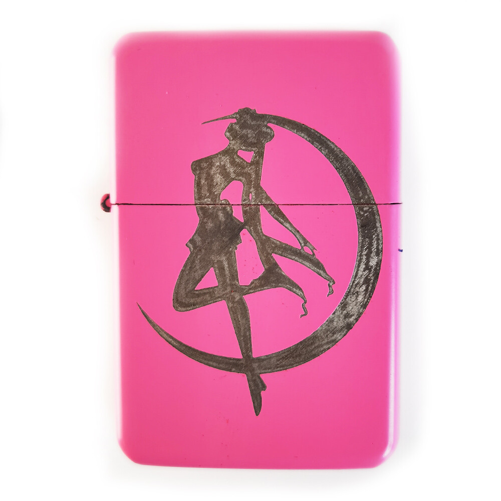 BRAND NEW –  DESIGNED BRUSHED STYLED CIGARETTE PETROL LIGHTER – SAILORMOON