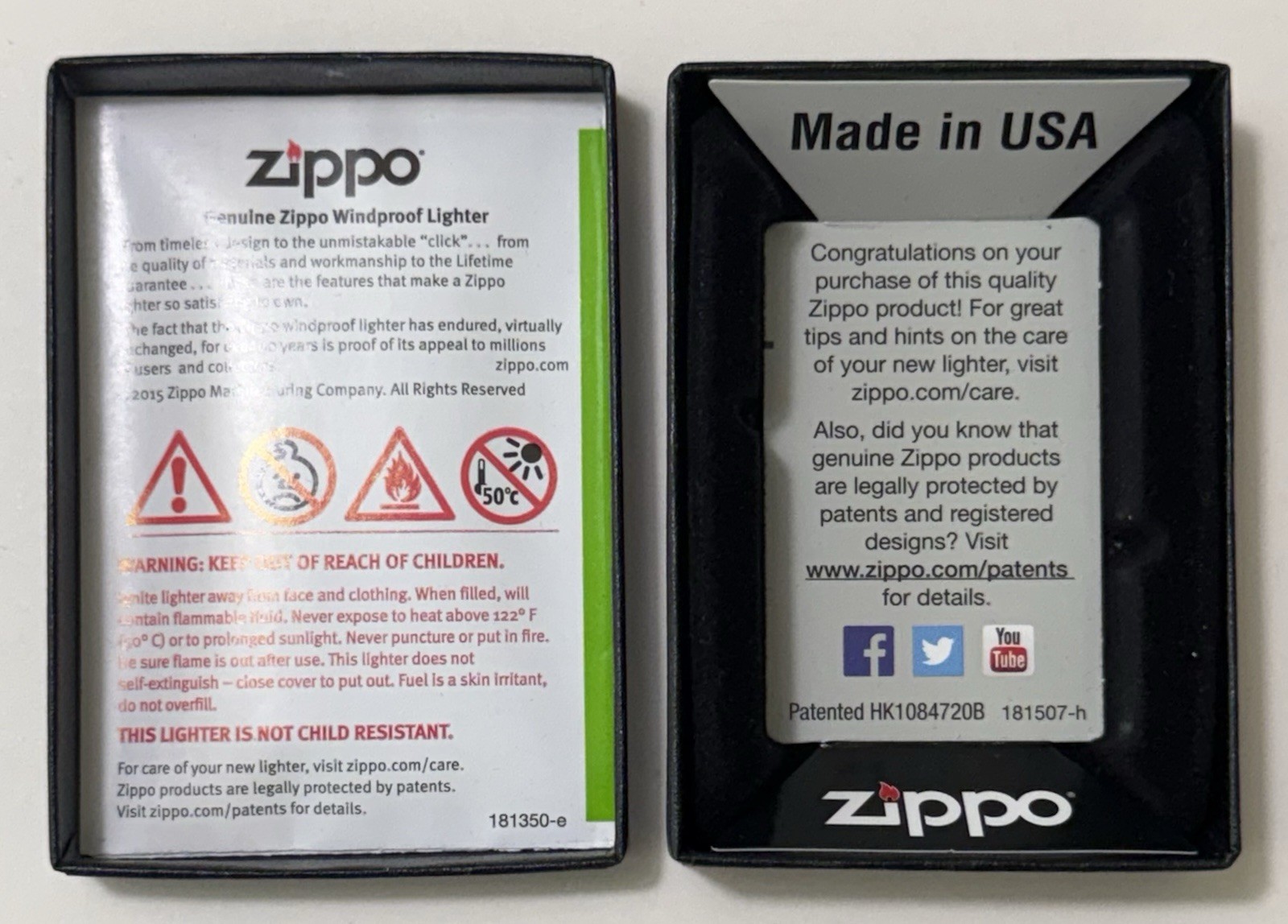 2016 Zippo Tree of Life Antique Brass Lighter 29149 Factory Sticker Attached NIB