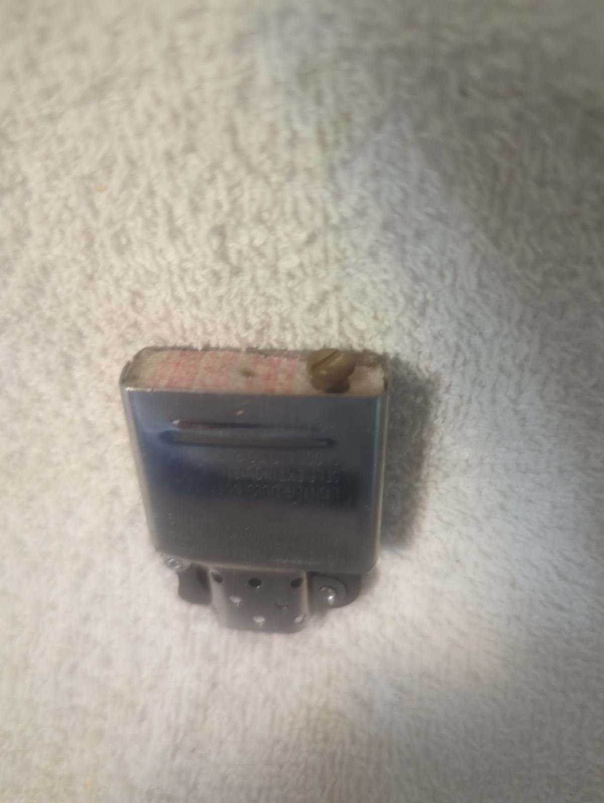 A 25 VINTAGE ZIPPO SLIM FLIP TOP Brass LIGHTER , Pre-owned, Bradford,PA,