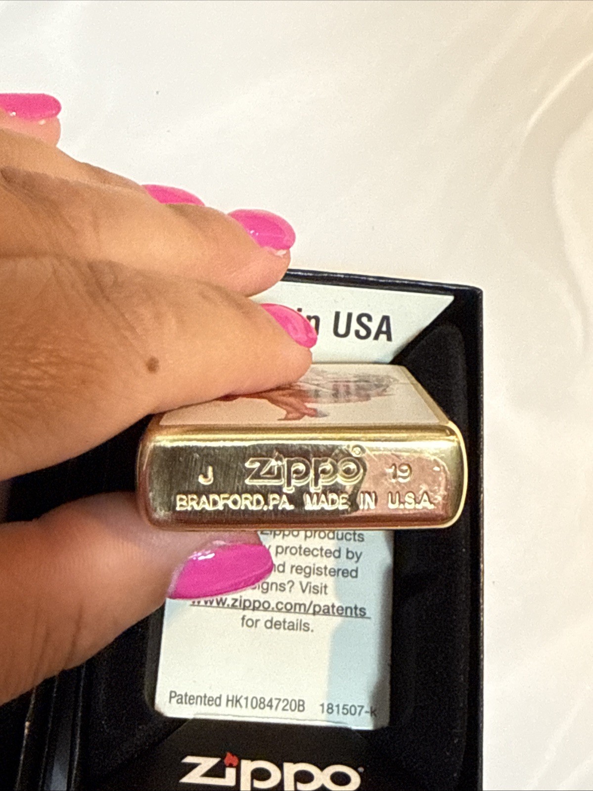 Zippo Lighter Vintage Patriotic Pin Up And Octoberfest Pin Up Lot Of 2